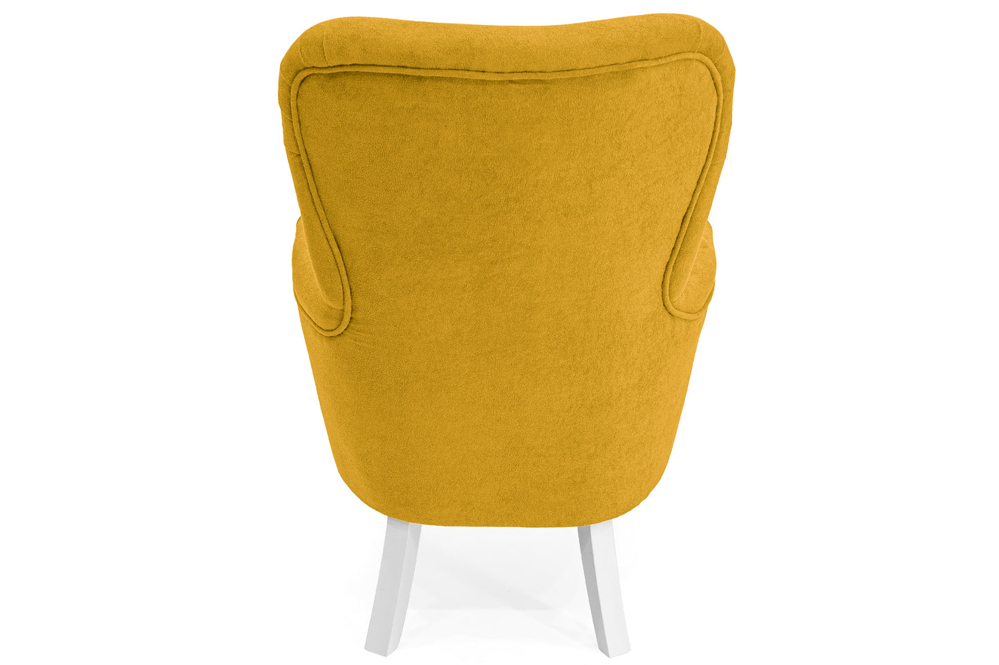 Retro-Sessel Sofiland Velo mit Velour-Bezug – Farbe Gelb