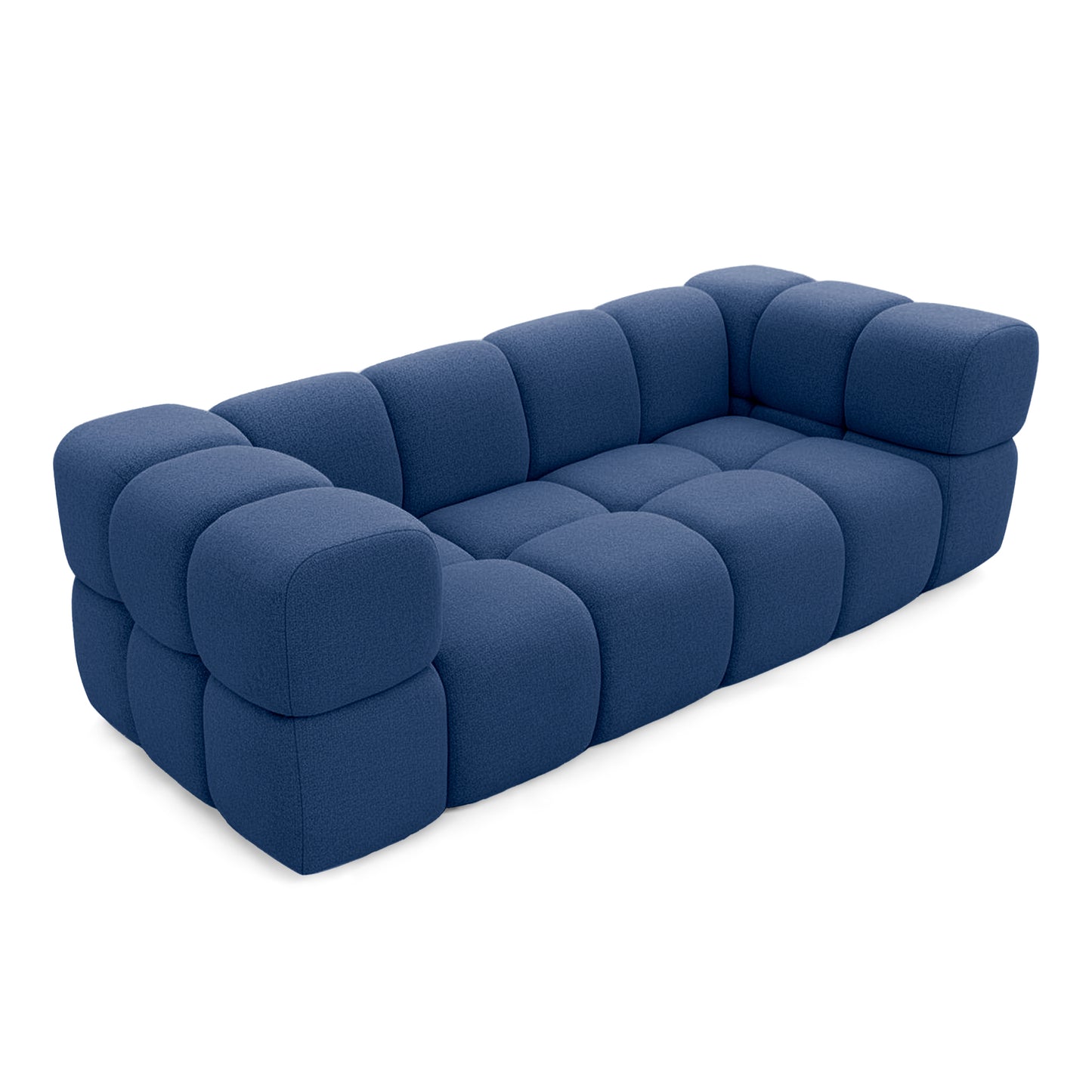 Sofa Tondo 3 s - Bluvel 86 dunkelblau