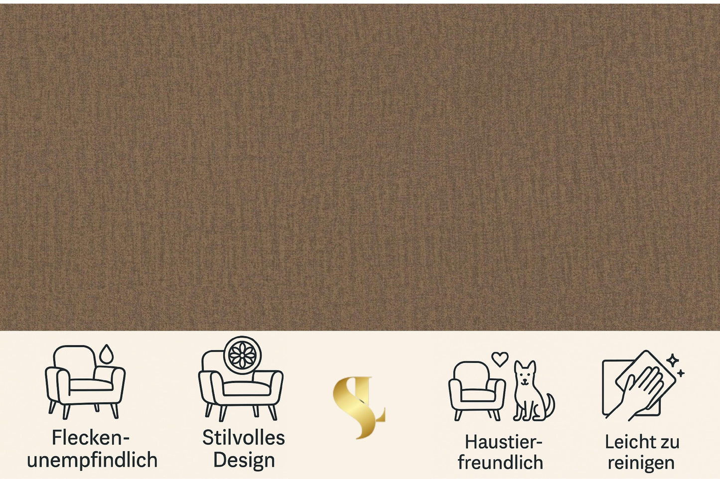 Wohnlandschaft Aller XXL U-Form links Schlaffunktion 2 Bettkästen Beige