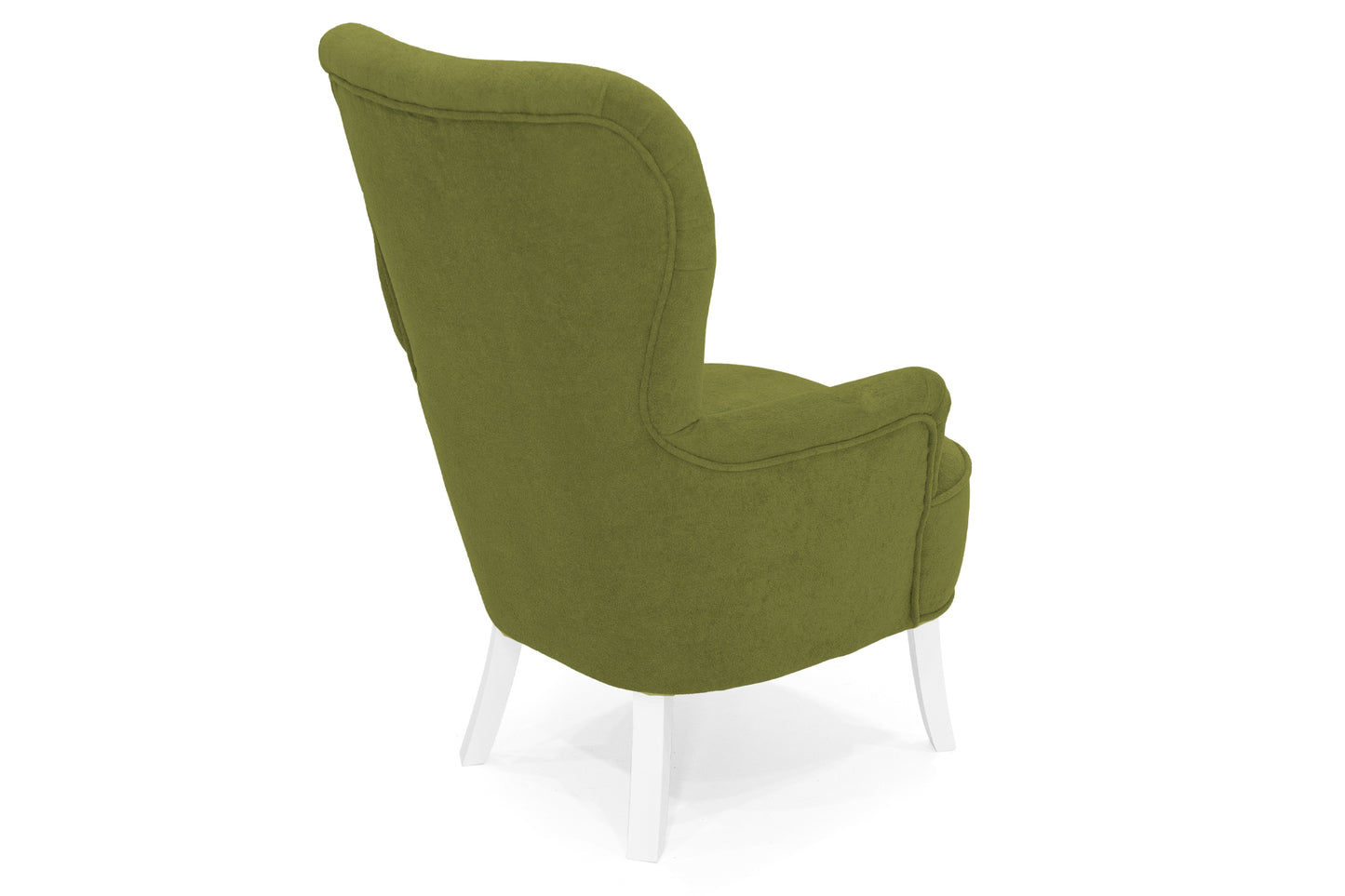 Retro-Sessel Sofiland Velo mit Velours-Bezug – Farbe Grün