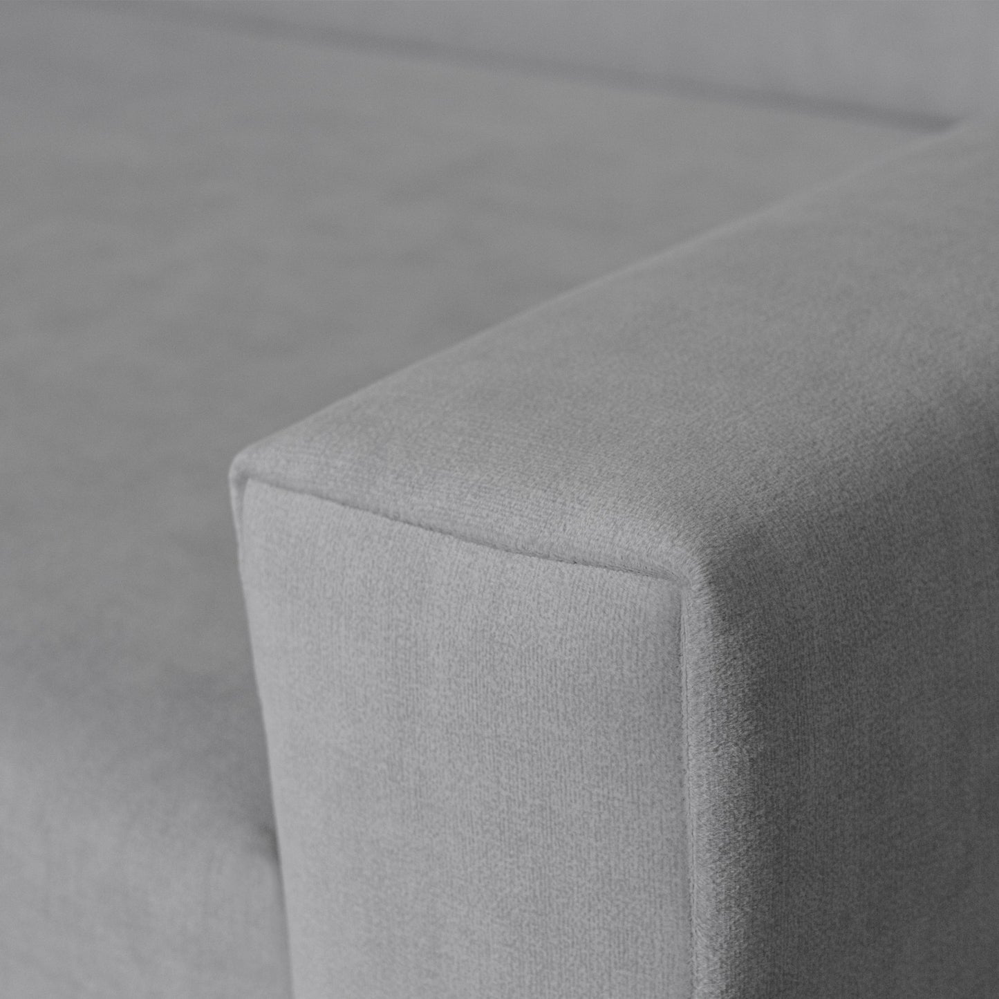 Vega U Wohnlandschaft mit Schlaffunktion und 2 Bettkästen Ecksofa in U-Form Verstellbare Kopfstützen Samtstoff Best 305x151 cm (Hellgrau)