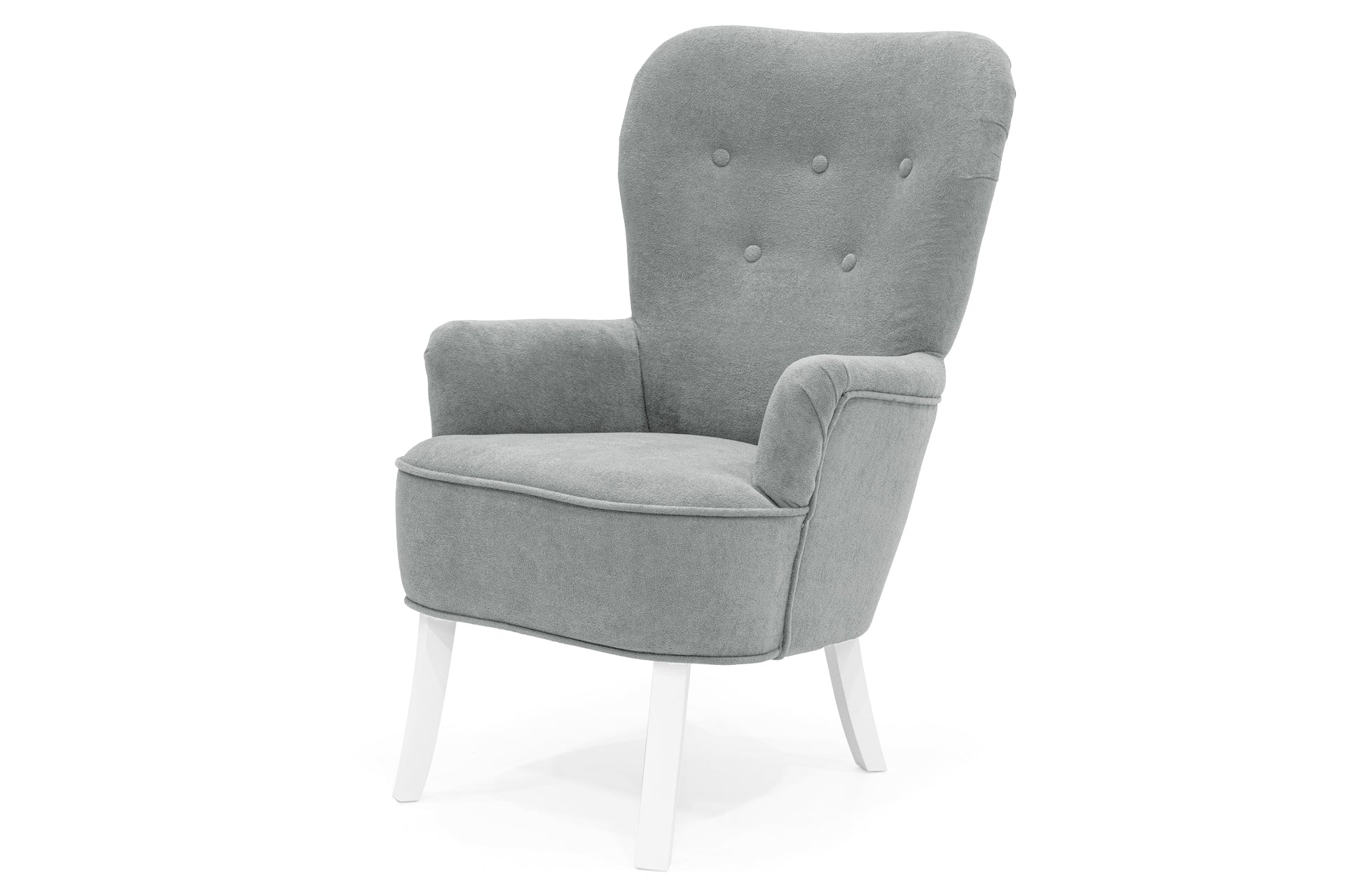 Retro-Sessel Sofiland Velo mit Velo-Stoffbezug – Farbe Grau