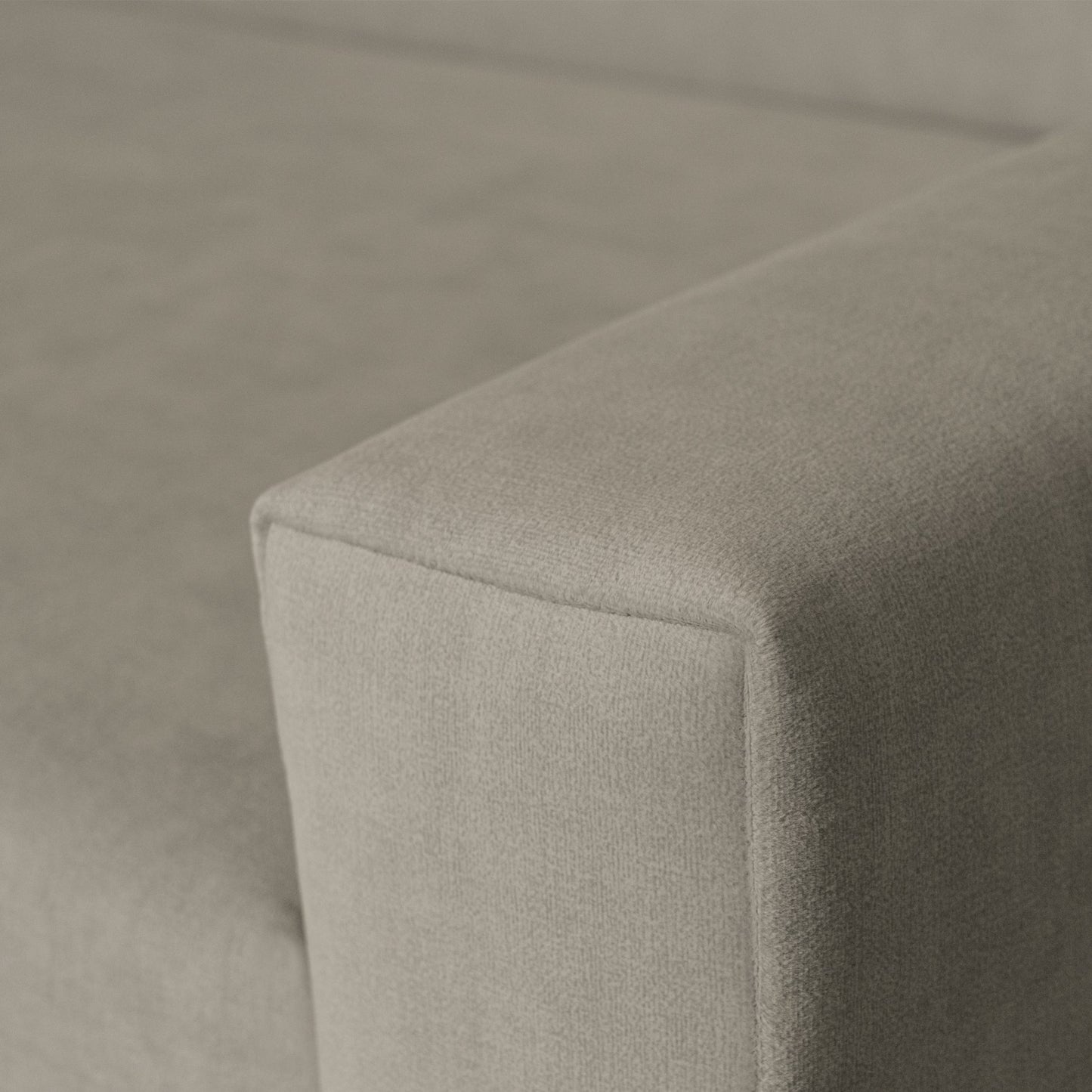 Vega U Wohnlandschaft mit Schlaffunktion und 2 Bettkästen Ecksofa in U-Form Verstellbare Kopfstützen Samtstoff Best 305x151 cm (Beige)