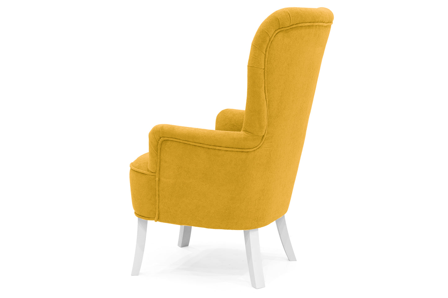 Retro-Sessel Sofiland Velo mit Velour-Bezug – Farbe Gelb
