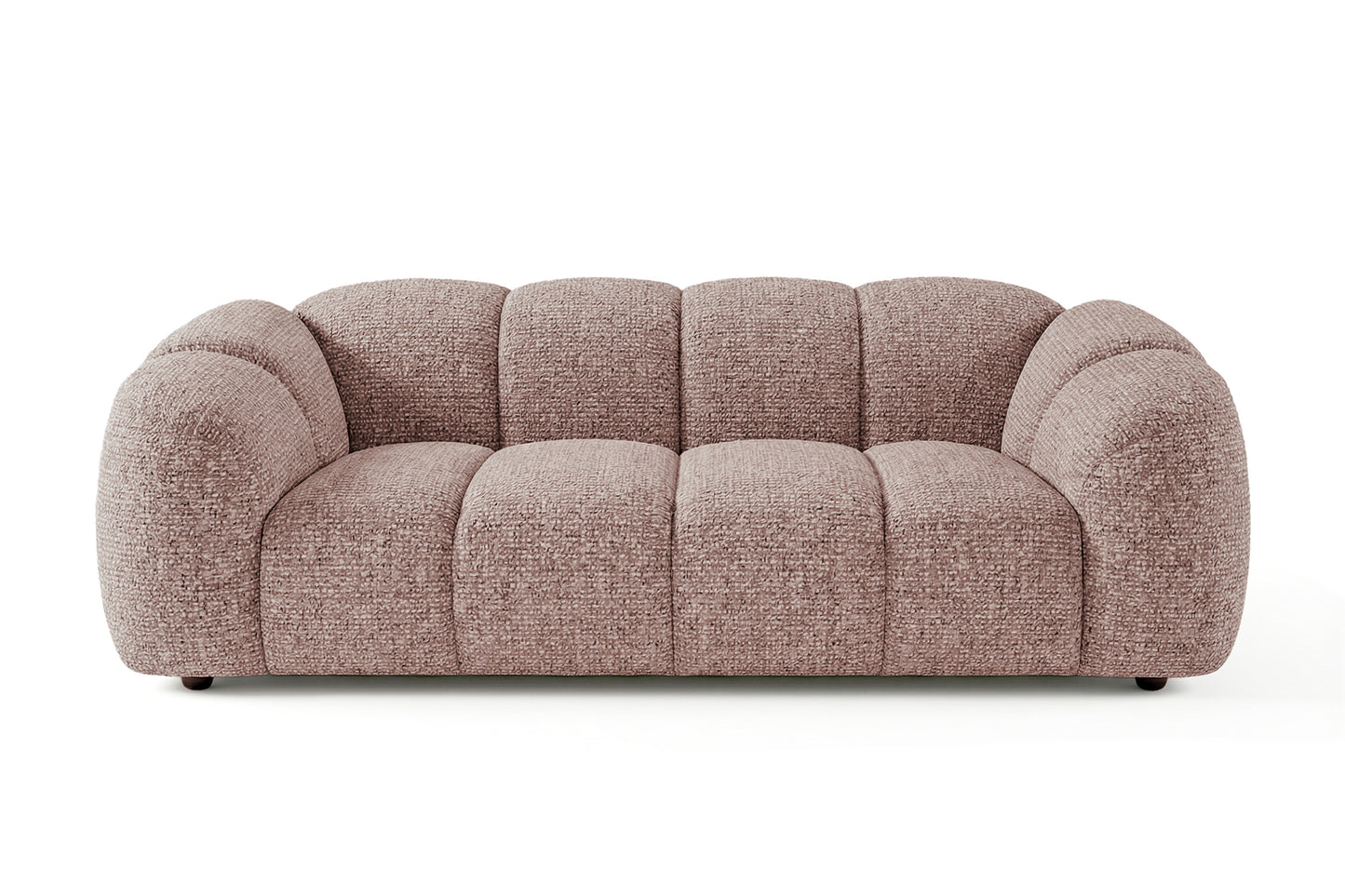 Design Sofa MALI 3-Sitzer Stoff Puente 68 Altrosa – Cloud Design 240cm