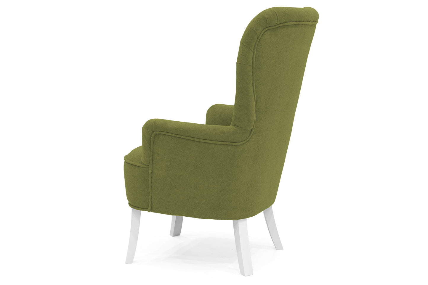Retro-Sessel Sofiland Velo mit Velours-Bezug – Farbe Grün