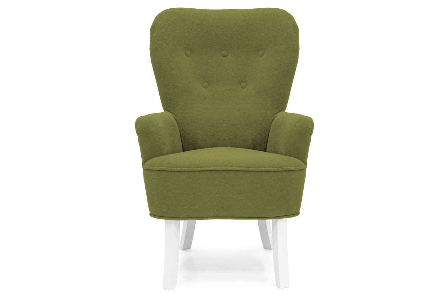 Retro-Sessel Sofiland Velo mit Velours-Bezug – Farbe Grün