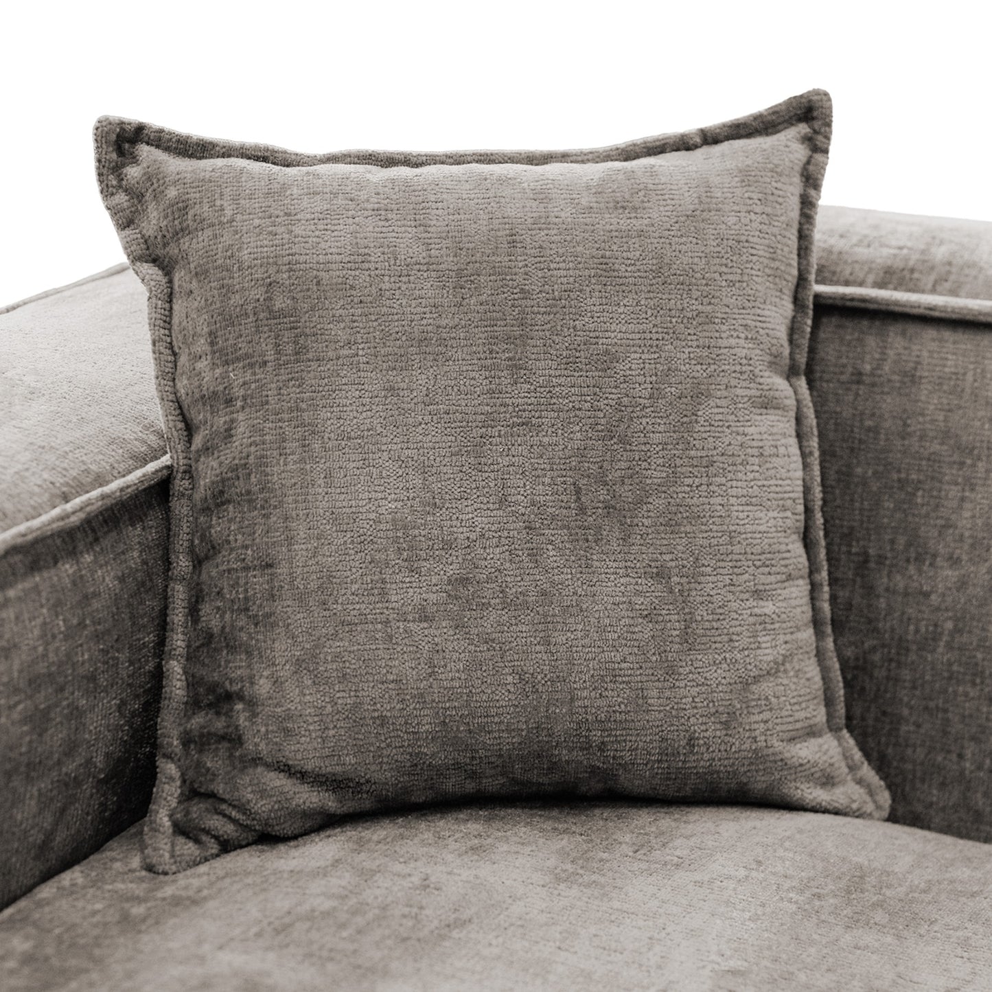 Design Ecksofa Como LC/RC 192x270 cm – Luxus Lounge L-Form Perfect Harmony 04 Taupe – Strukturstoff Modern & Robust