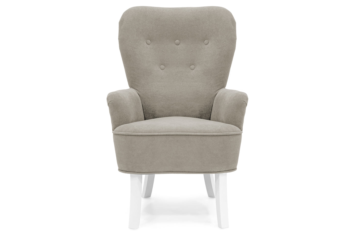 Retro-Sessel Sofiland Velo mit Velo-Stoffbezug – Farbe Latte