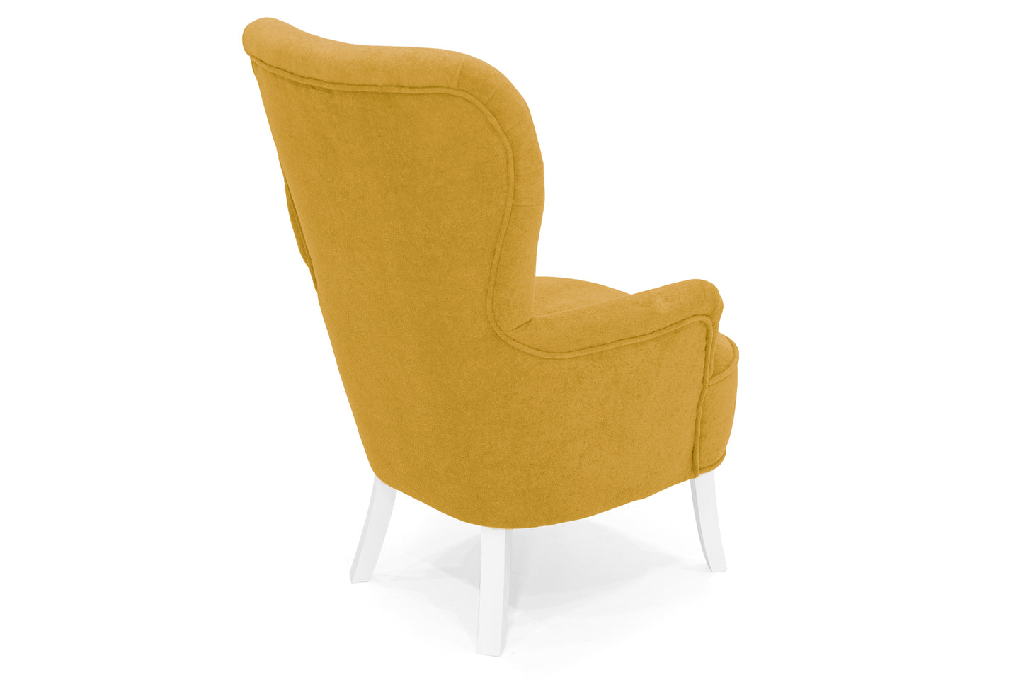 Retro-Sessel Sofiland Velo mit Velour-Bezug – Farbe Gelb