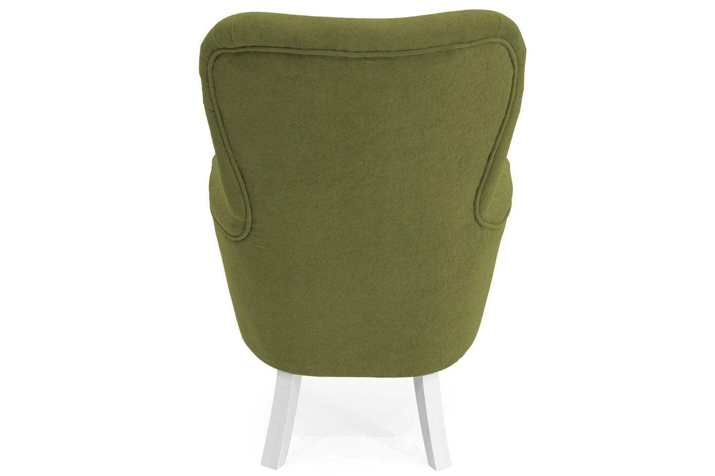 Retro-Sessel Sofiland Velo mit Velours-Bezug – Farbe Grün