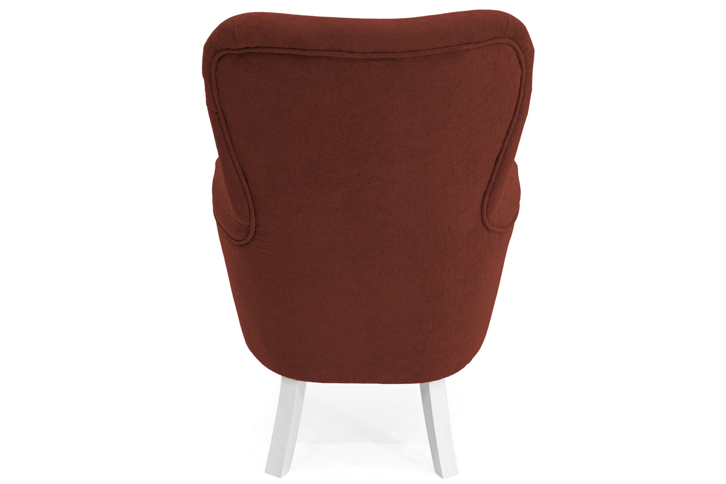Retro-Sessel Sofiland Velo mit Velo-Stoffbezug – Farbe Terrakotta