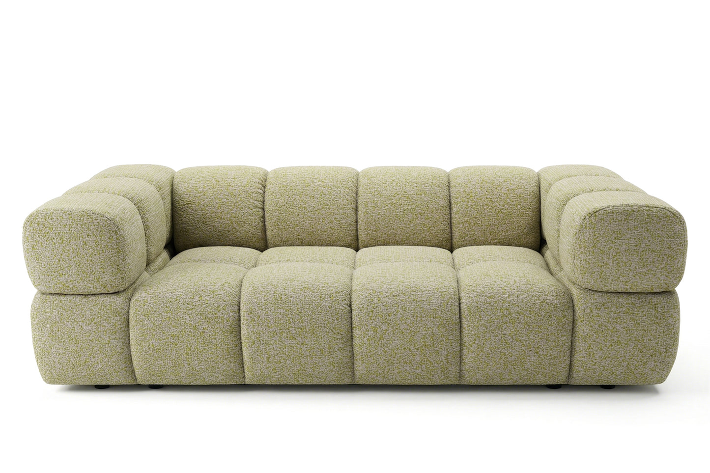 3-Sitzer-Sofa AVERRO 240 cm – Puente Senfgelb 41 – Strukturstoff Premium – HR-Schaum
