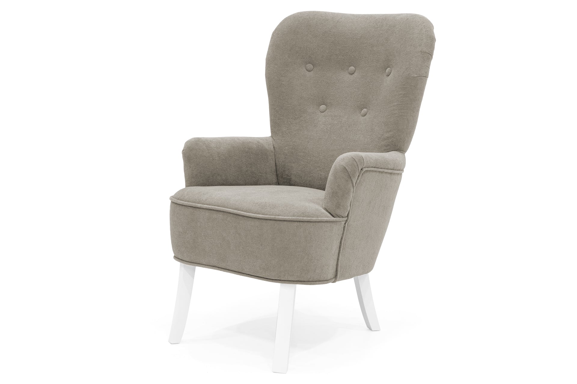 Retro-Sessel Sofiland Velo mit Velo-Stoffbezug – Farbe Latte